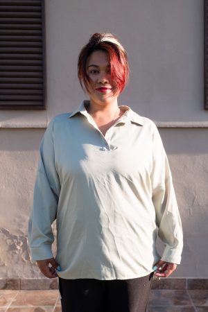 Sage green shirt